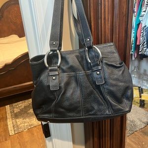 Black leather lots  pockets